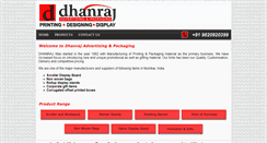 Desktop Screenshot of dhanrajads.com